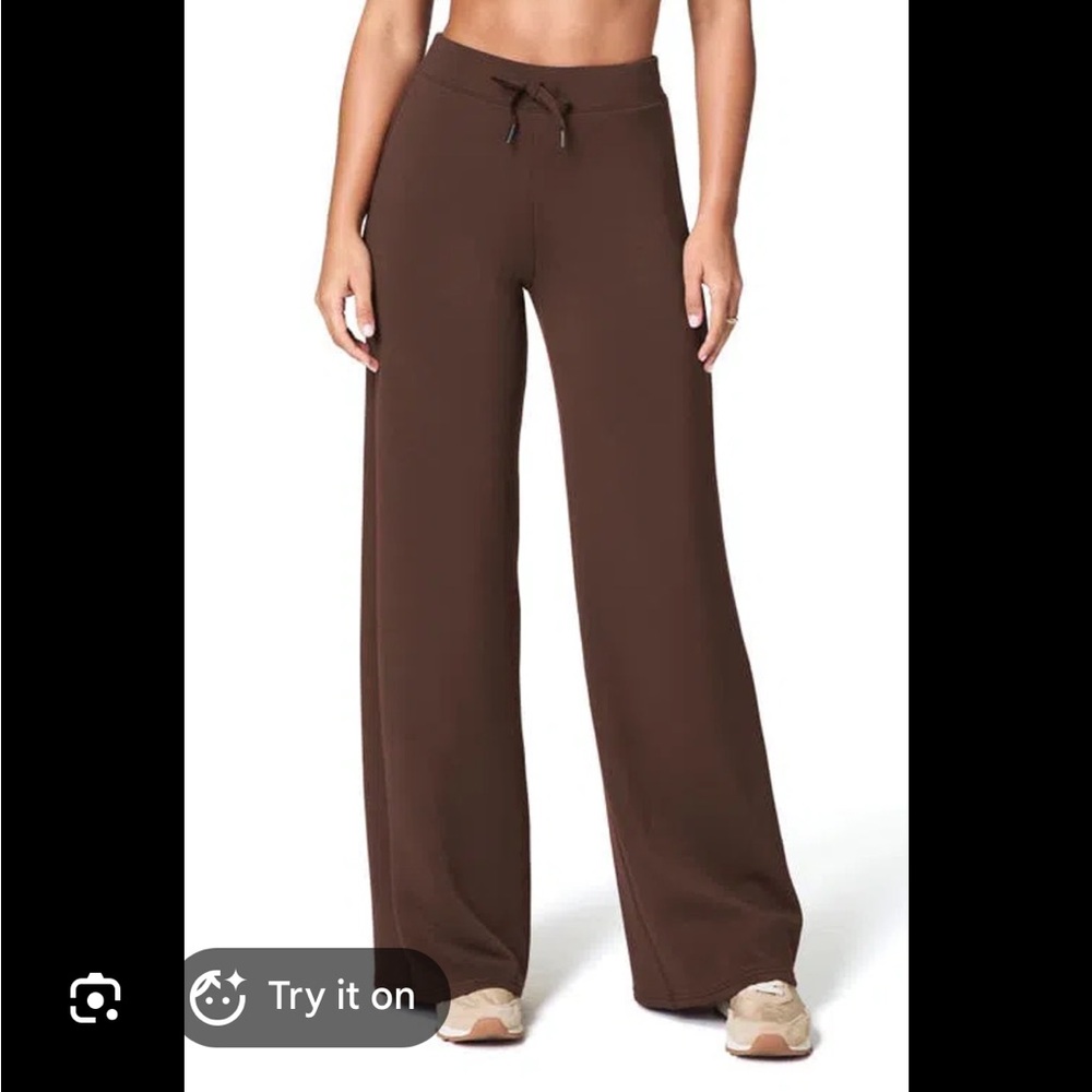 SPANX AirEssentials Wide Leg Pants in Espresso